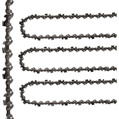 Chaînes de Tronçonneuse, 3PCS Chaîne Tronçonneuse 12", 45 Liens D'entraînement, Guide-Chaîne Huilepas de la Chaîne 3/8", Chaîne de Scie pour les Plaque Guides de Tronçonneuse 30 cm