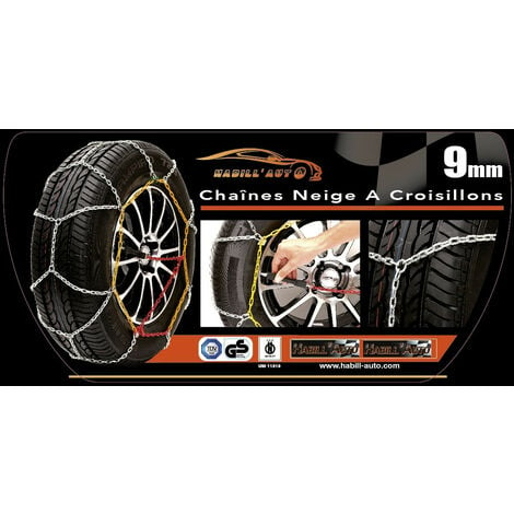 Chaine neige Michelin Fast Grip - 225 / 55 R 18 - 3666183282441 - Cdiscount  Auto