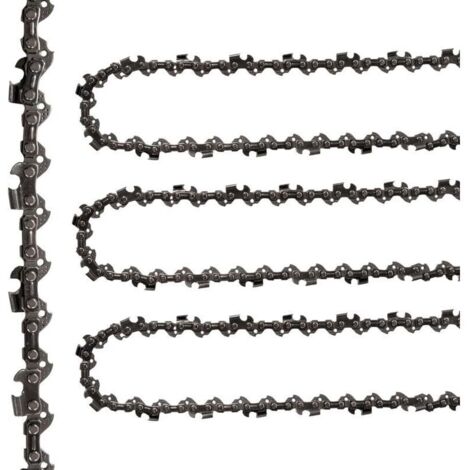 Chaînes Tronçonneuse 3PCS pour 12" / 30 cm, Denture 3/8" Guide Chaîne 45 Liens Entraînement Huilé Kit En Kit 3 Chaînes Avec Lubrifiant Durent Longtemps Facile à Installer
