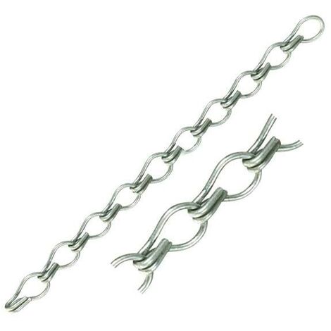 Chaînette Galva Fenox 31 cm pour le palissage (100 pièces)