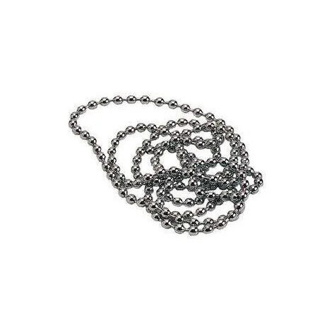 Chaînette perlée diamètre 3.2 mm longueur 250 mm