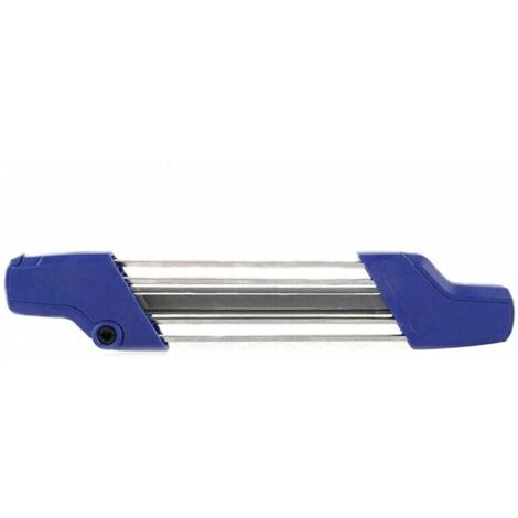 Chainsaw Chain File ø 4.8 mm - for sharpening teeth and depth gauge in one step, blue, 4.8 mm MUMU