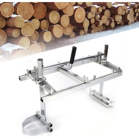 Chainsaw Mill Chainsaw 14"- 24" Guide Portable Bar Planking Mill Attachment Lumber Milling Wood Chainsaw Tools Chainsaw Holder Mobile Saw Mill Chainsaw Holder for Builders and Woodworkers