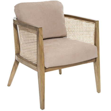 ATMOSPHERA CRÉATEUR D'INTÉRIEUR Chair Canning Koza Taupe Atmosphera