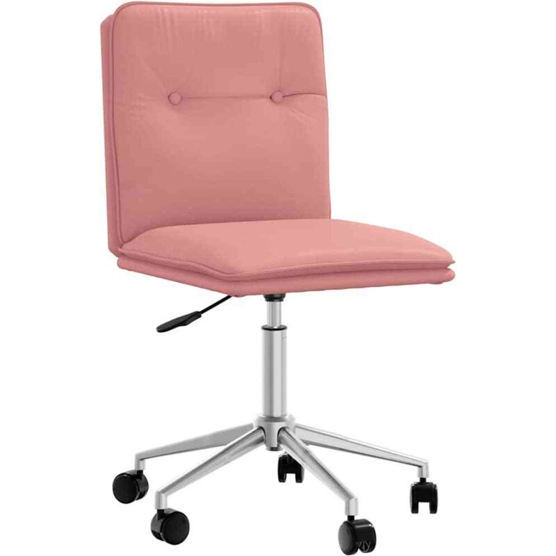 Vidaxl - Chaise à manger rose similicuir