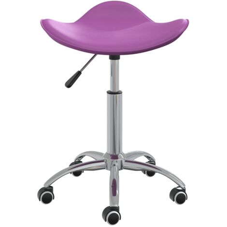 Chaise à manger  Chaise de cuisine pivotante Violet Similicuir