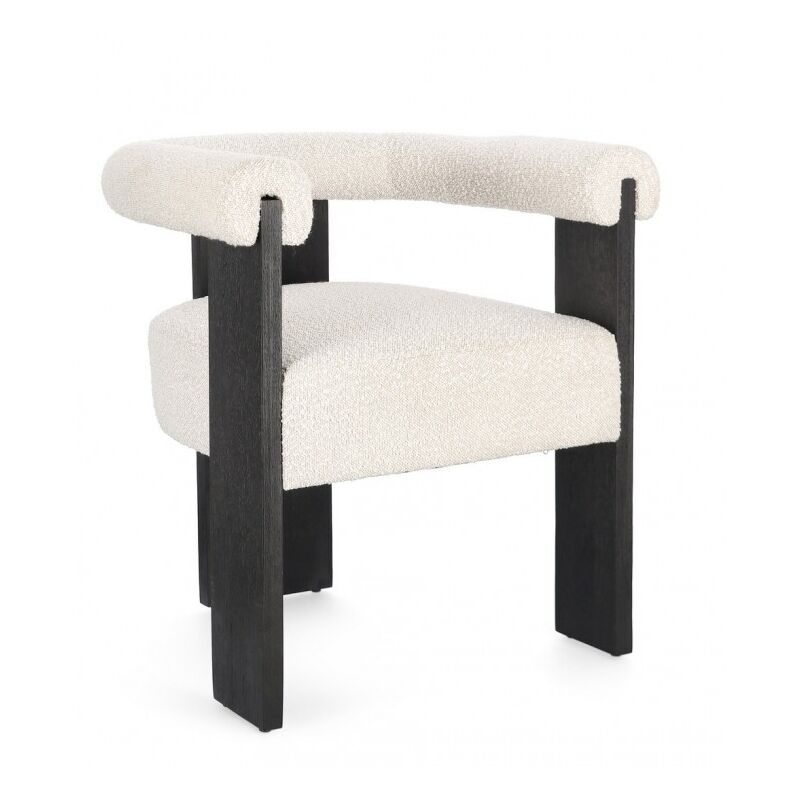 Chaise Agape 70x60x71 en Boucle