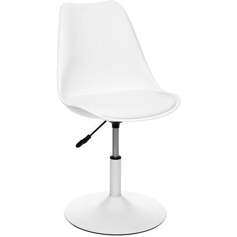 Atmosphera - Chaise de table ou Chaise de bureau Vert céladon hauteur ajustable