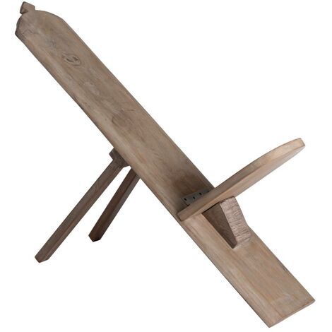 Chaise allongée en bois de manguier Jordana