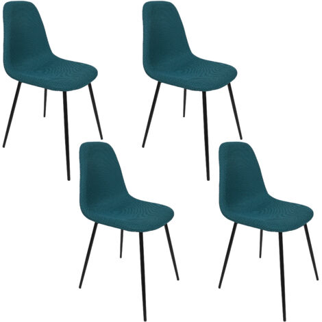 Chaise Atome Bleu - Lot De 4