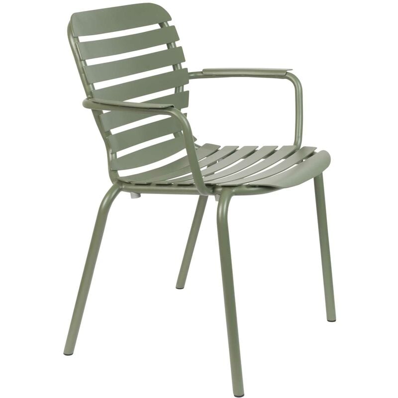 Zuiver - Chaise avec accoudoirs outdoor Vondel - Vert