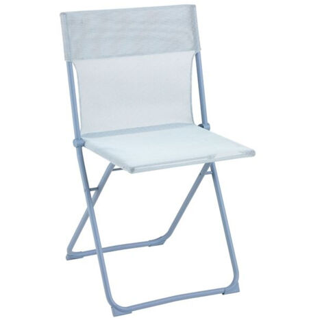 chaise balcony 2 colorblock ciel - lafuma mobilier