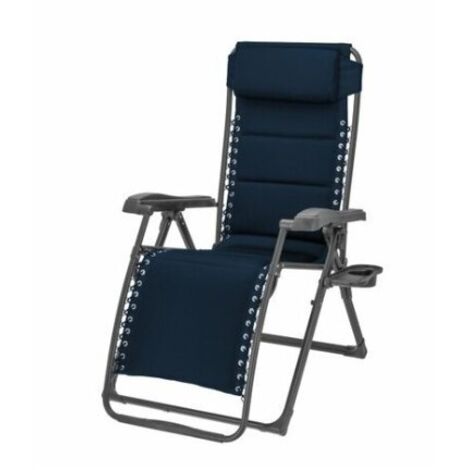 CHAISE BARLETTA RELAX NOIR - TRAVELLIFE