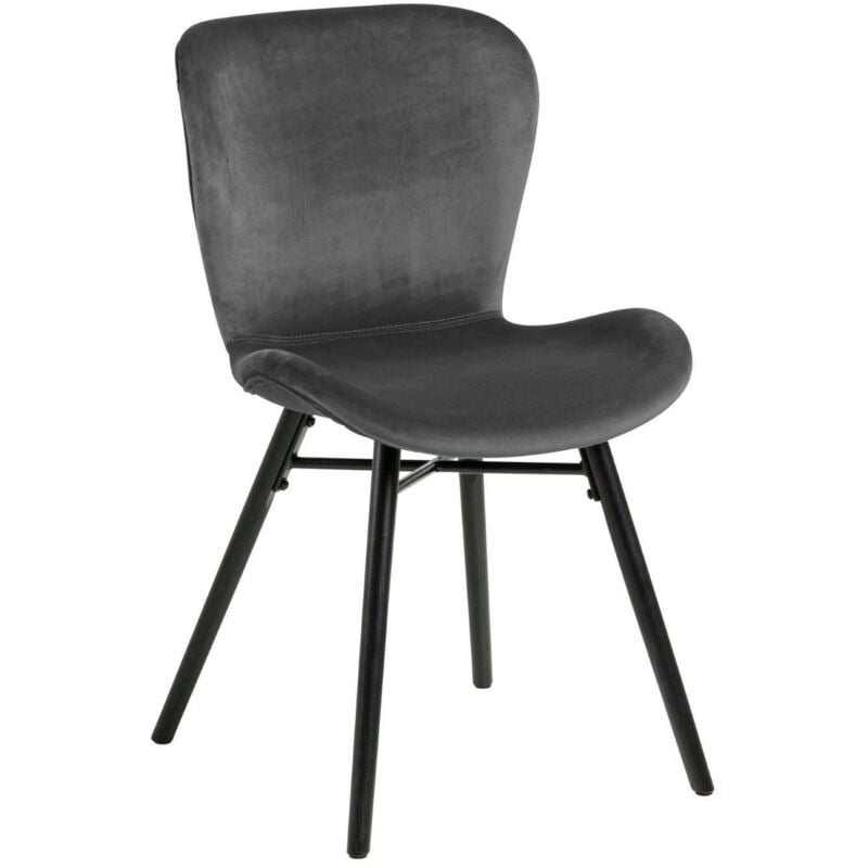 Chaise Batilda VIC gris foncé