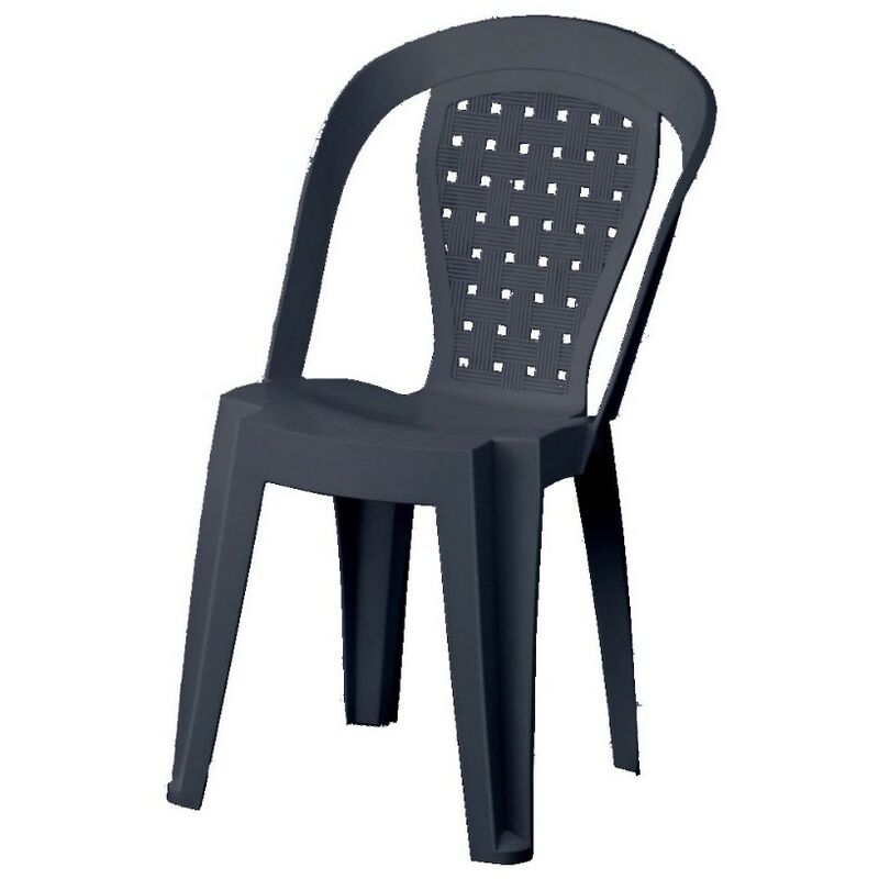 Webmarketpoint - Chaise bistrot Norma anthracite