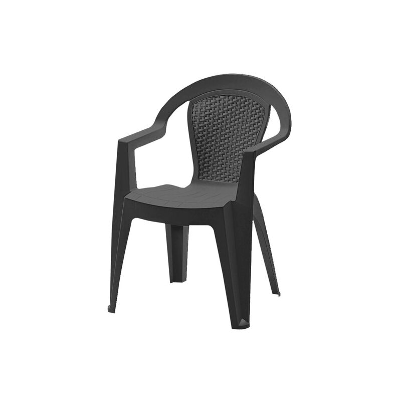 Chaise bistrot Sofia anthracite