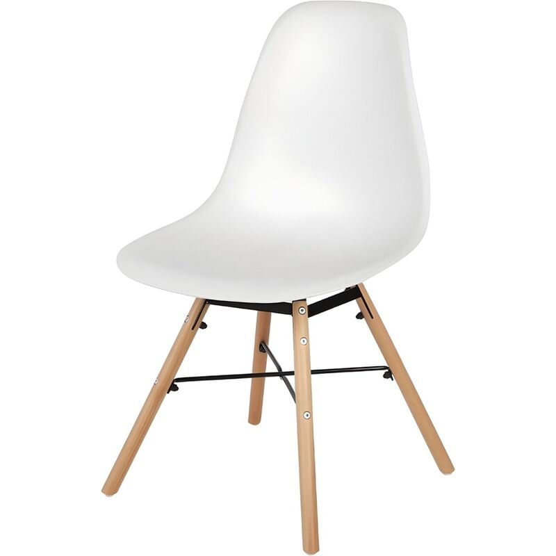 Jardibricodeco - Chaise De Table Jena Blanche Atmosphera