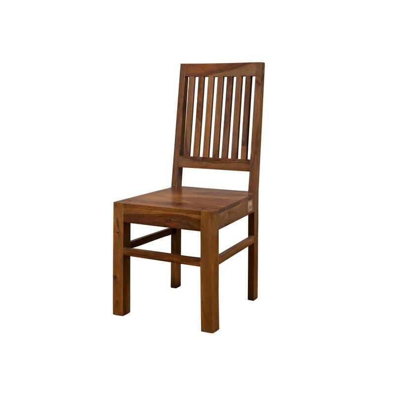 massivmoebel24 - chaise 45x45 palissandre laqué noble unique sydney 132 - brun