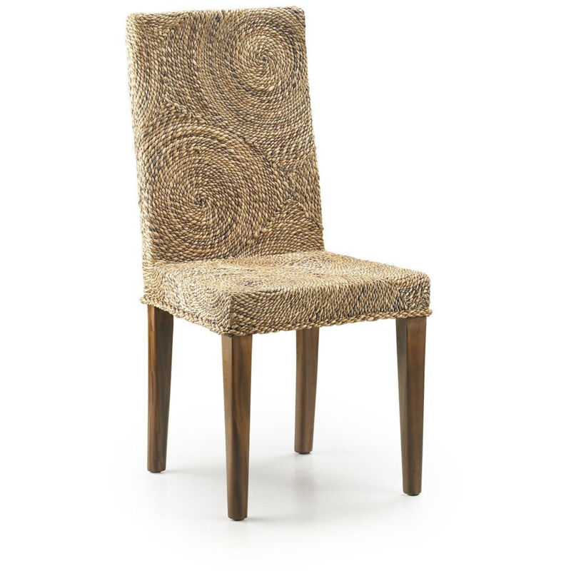 Decoration D ’ Autrefois - Chaise rotin - Bois-Rotin - Marron - Décoration d'Autrefois