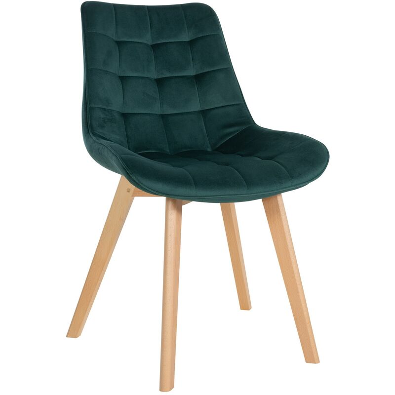 CLP - Chaise Brook velours Vert