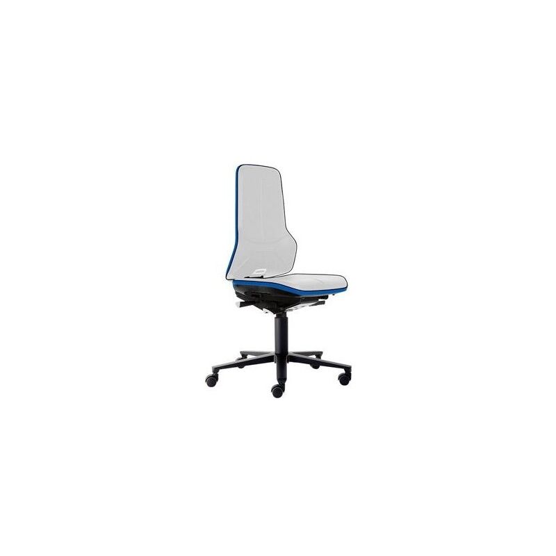 Bimos - Chaise bureau esd neon 2 bleu avec roue synchro