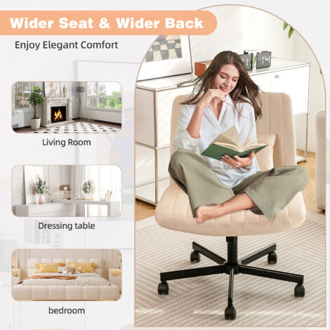 Chaise bureau pivotante même conception,roulettes silencieuses et assise confortable.