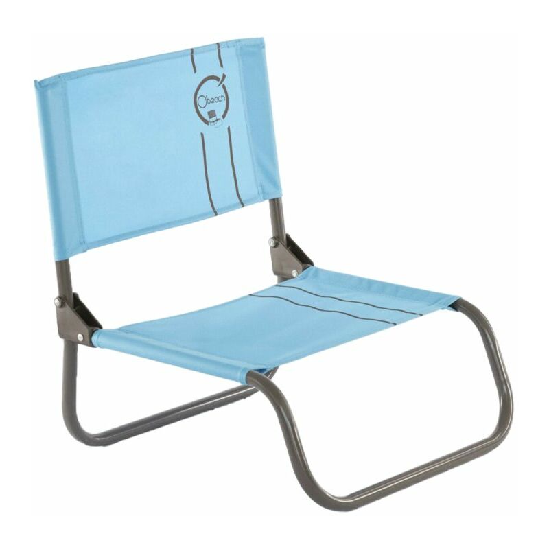Chaise cale-dos de plage 1 pliure O'beach Dimensions : 40 x 45 x 50 cm