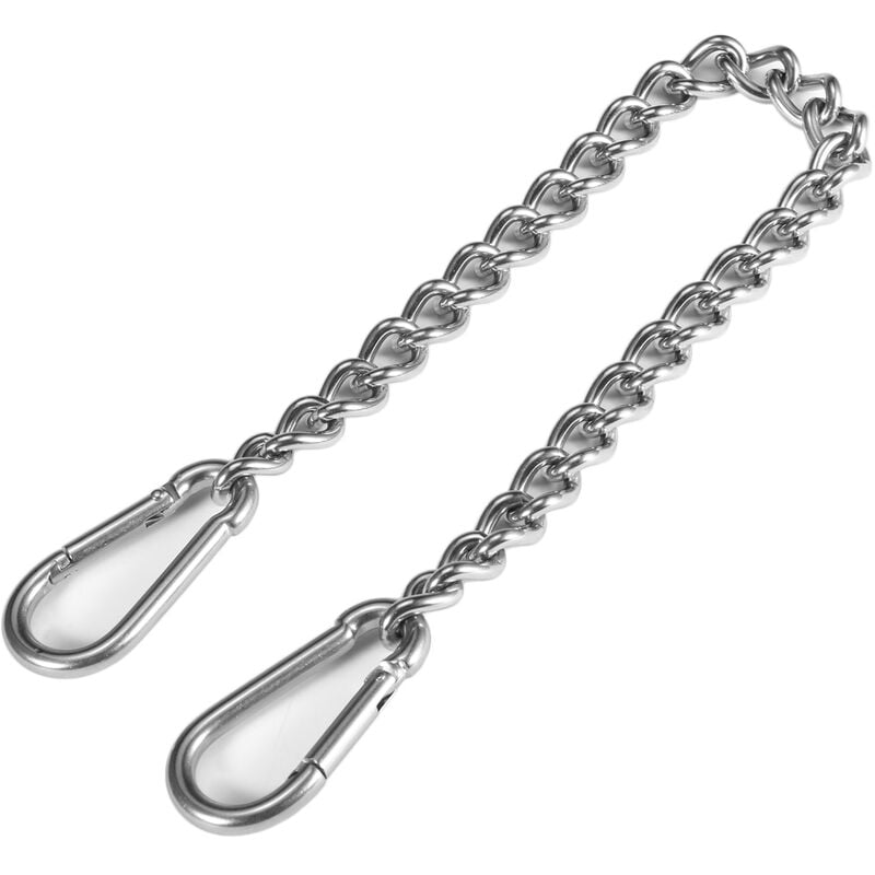 Chaise Chaine De Suspension Kits Suspendus En Acier Inoxydable Avec Deux Mousquetons Fixation Variable Pour Hanging