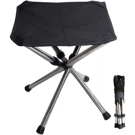 Chaise compacte pliable - Tabouret de camping - Chaise