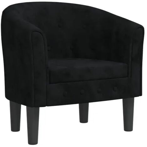 Chaise convertible en velours noir – Canapé-lit 2 places avec dossier relevable, design moderne et confortable pour salon ou chambre
