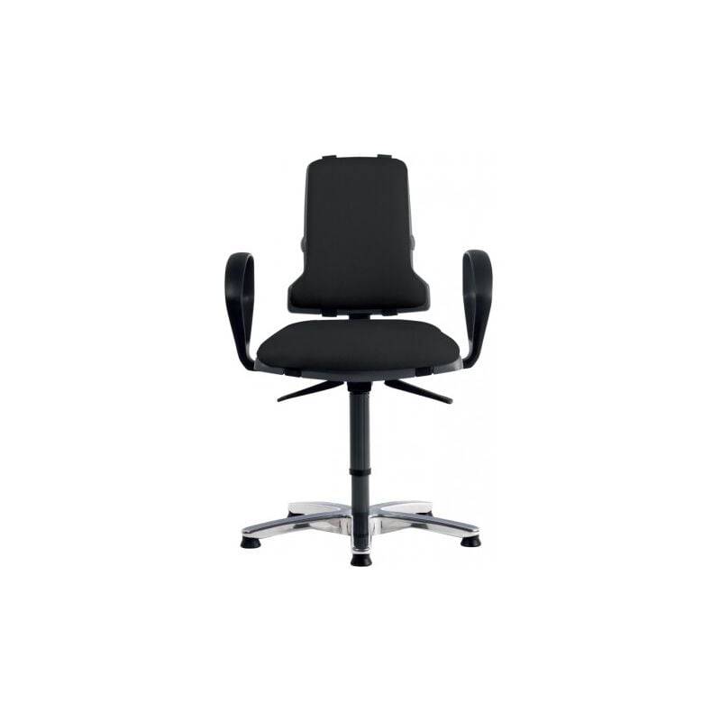 Bimos - Chaise de travail en mousse 160 Sintec H.450–640 mm avec patins et roulettes