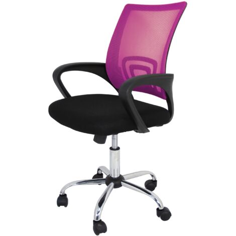 Chaise d'Ã©tude pour enfants modÃ¨le Ribadeo en couleur rose