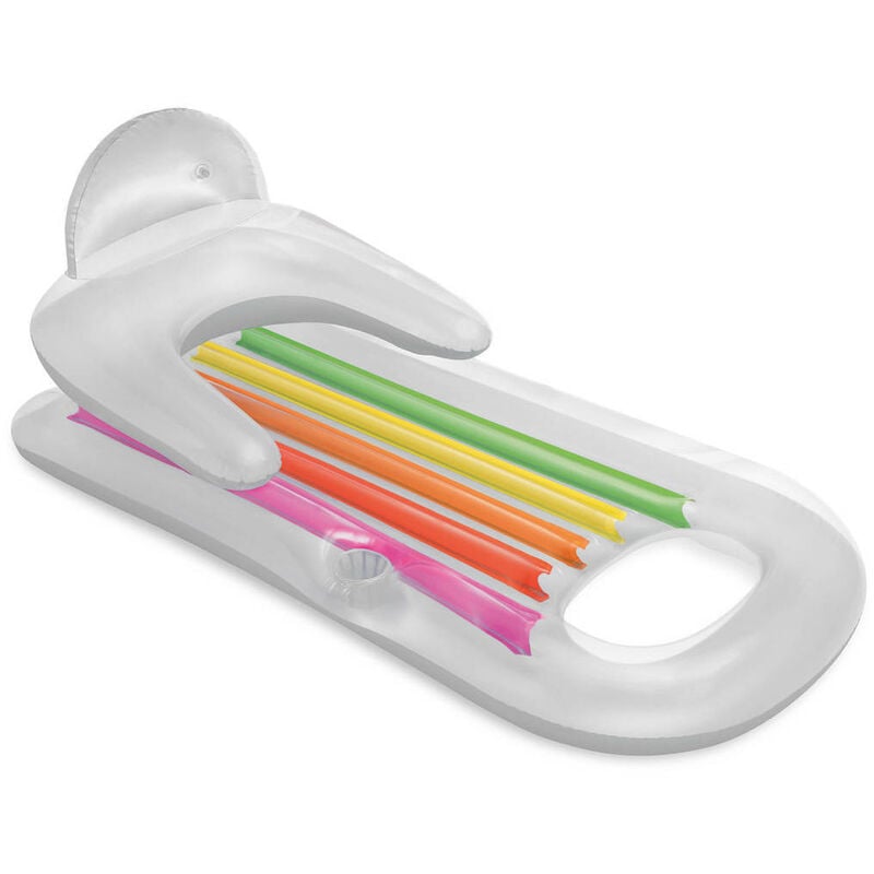 Intex - Chaise de bain avec dossier