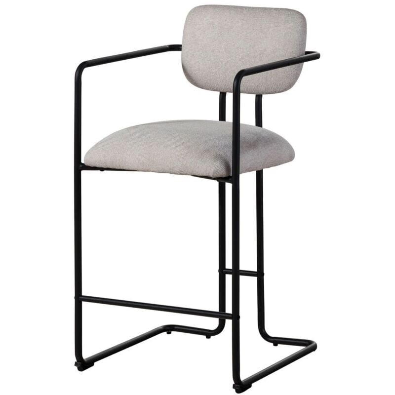 Chaise de bar 56x49x94 beige ruby 201