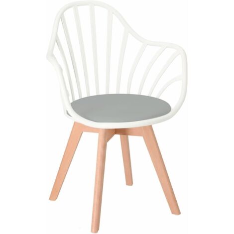 Chaise de bar Bold+ avec coussin et accoudoirs intégrés (noir, 1)