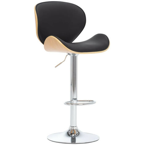 Chaise de bar Noir Similicuir 4