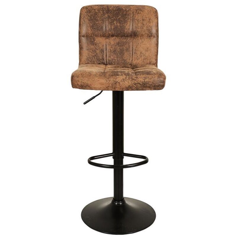 Mobilibrico - Chaise de bar réglable en hauteur Downtown (Lot de 2)