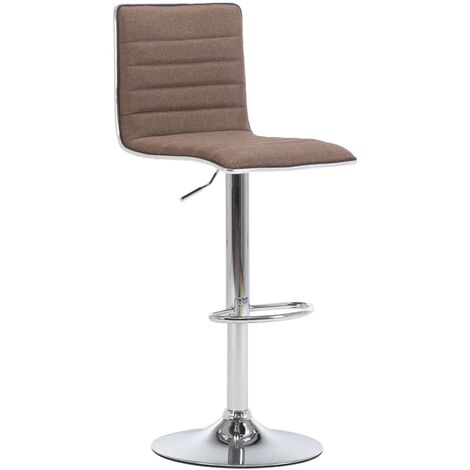 Chaise de bar Taupe Tissu