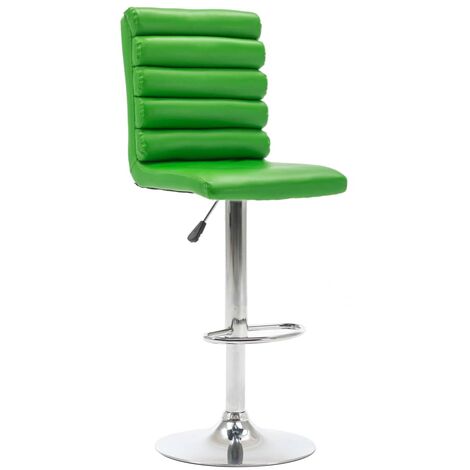 Chaise de bar Vert Similicuir