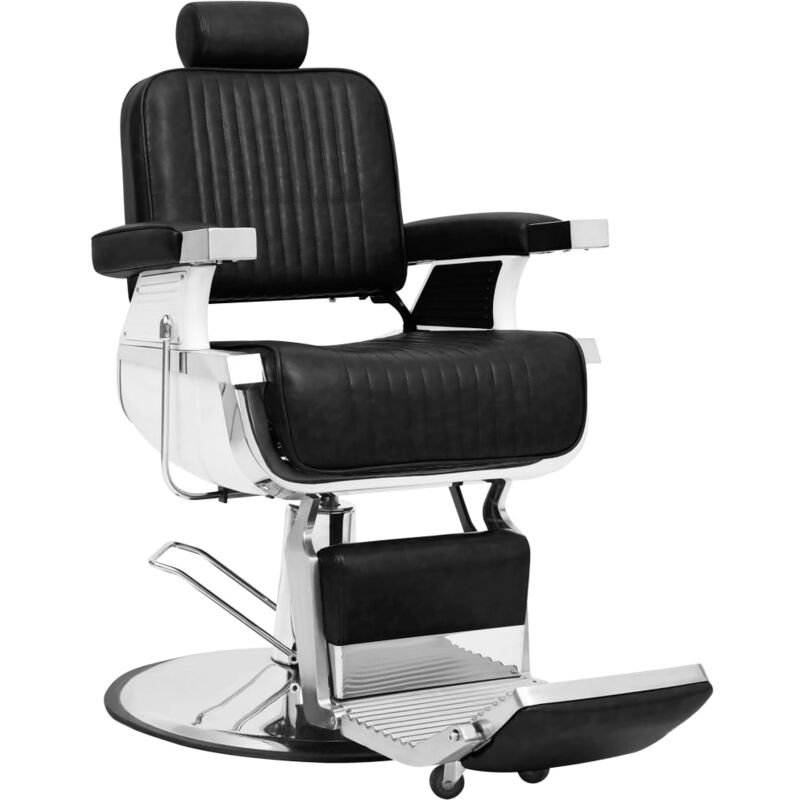 Chaise de barbier Noir 68x69x116 cm Similicuir - Vidaxl