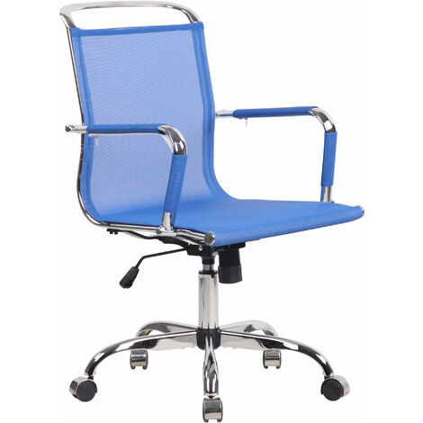 Chaise de bureau avec roues ergonomiques et assise sur le net résistant aux différentes couleurs