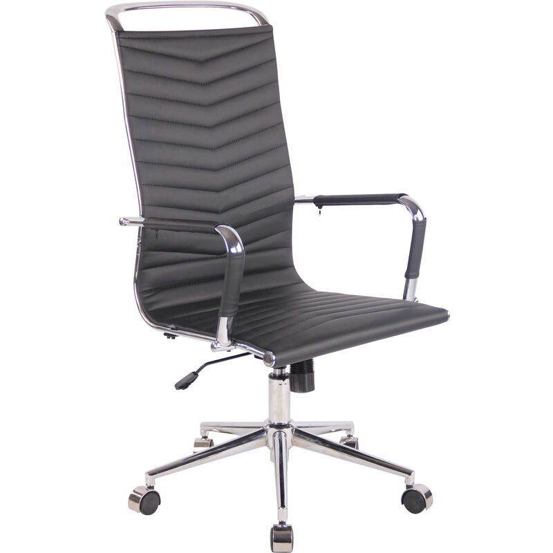 Chaise de bureau avec écot accoudoirs Couleur : Noir