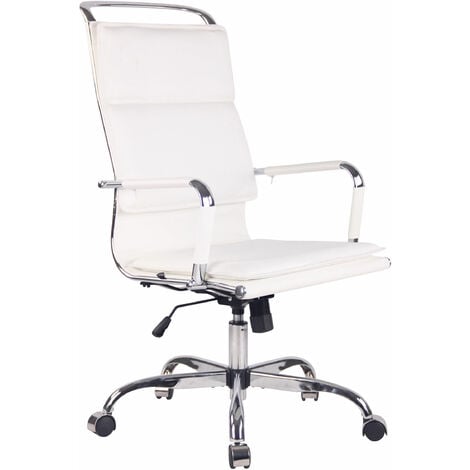 Chaise de bureau Bedford en similicuir et veritable cuir