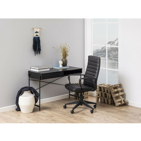 Chaise de bureau BOBOCHIC - Chaise de bureau Charly noir - Noir