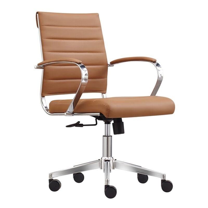 Chaise de bureau Cádiz Cognac