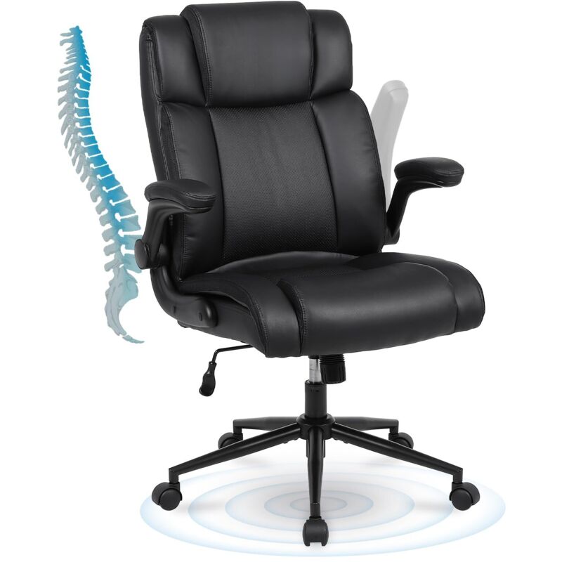 Chaise de bureau de direction, chaise de bureau ergonomique pour le télétravail