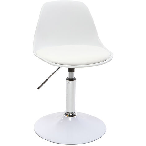 Chaise de bureau design enfant blanche STEEVY