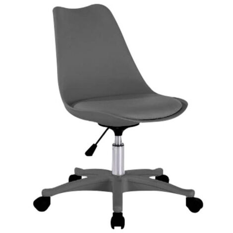 Chaise de Bureau Design "Kiruna" 92cm Gris
