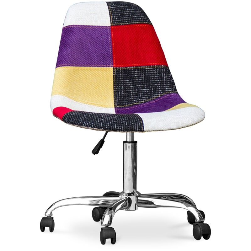 Chaise de bureau Deswick Patchwork Tessa Multicolore Chaise de bureau Deswick Patchwork Tessa Multicolore