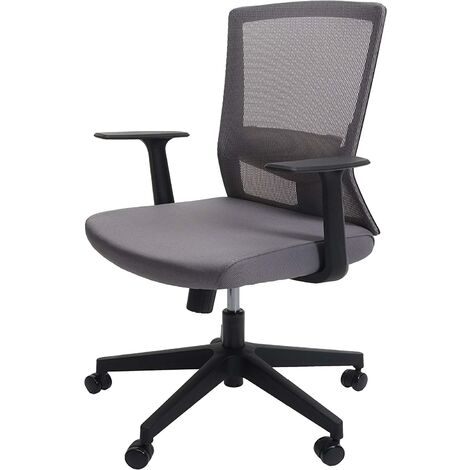 TRESKO Chaise de Bureau Ergonomique BS203 Fauteuil Confortable avec Soutien  Lombaire Chaise en Toile avec Hauteur Règalable Inclinable